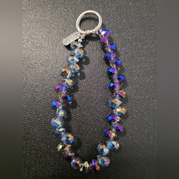 charmed by slg Accessories - Elegant Colorful Crystal Key Chain